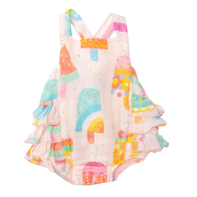 Ruffle Sunsuit - Summer Popsicles | Angel Dear - Jenni Kidz