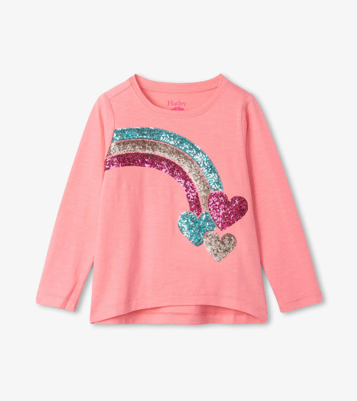 Sequin Rainbow Long Sleeve Tee | Hatley - Jenni Kidz