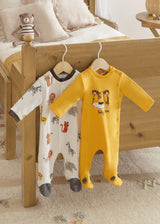 Set of 2 Sleepsuits With Bib Newborn | Mayoral - Mayoral