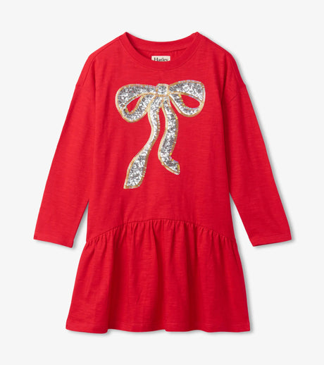 Shimmer Holiday Bow Party Dress | Hatley - Jenni Kidz