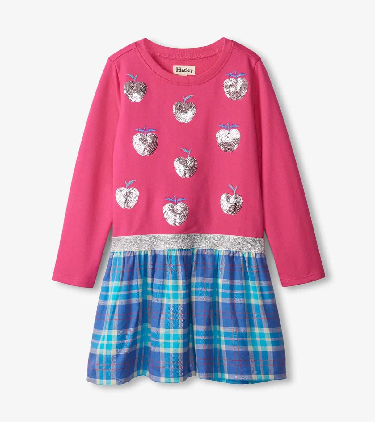 Shiny Apple Fun Elastic Waist Dress | Hatley - Jenni Kidz