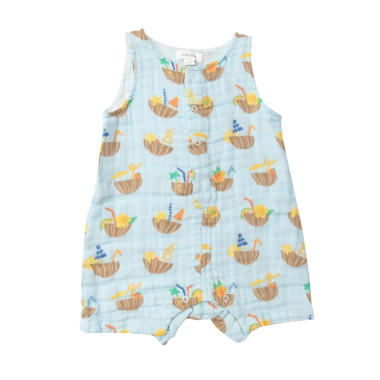 Shortie Romper - Coconut Drinks | Angel Dear - Angel Dear