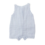 Shortie Romper - Ticking Stripe | Angel Dear - Angel Dear