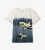 Skeletal Sharks Glow In The Dark Graphic Tee | Hatley - Hatley