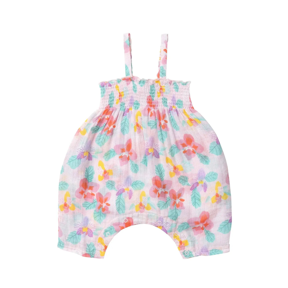 Smocked Romper - Orchid | Angel Dear - Angel Dear