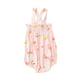 Smocked Sunsuit - Boardwalk Flamingos | Angel Dear - Angel Dear