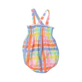 Smocked Sunsuit - Multicolor Plaid | Angel Dear - Angel Dear