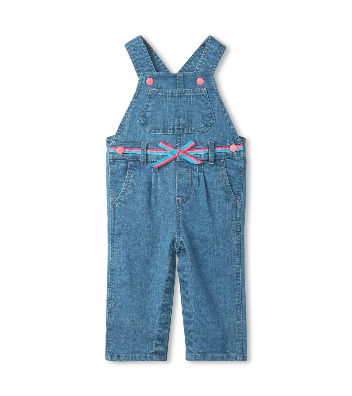 Spring Blue Pleated Denim Baby Overalls | Hatley - Jenni Kidz