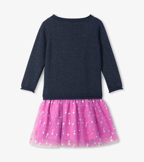 Star Cluster Unicorn Drop Waist Tulle Dress | Hatley - Jenni Kidz