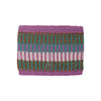 Striped Knit Necktube Purple, Green, Brown And White | DEUX PAR DEUX - DEUX PAR DEUX