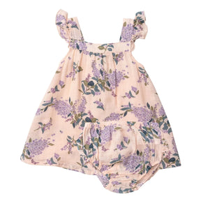 Angel Dear Lilacs cotton muslin sundress for girls, image 1