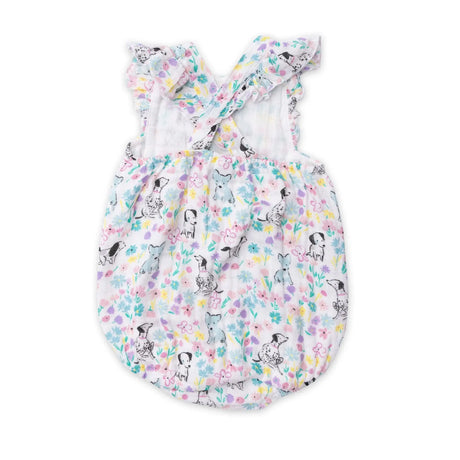 Sunsuit - Dog and Floral | Angel Dear - Angel Dear