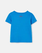 Tate Artwork Short Sleeve T-Shirt Animal Blue | Joules - Joules