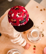 Teddy's Cool Snapback Hat - Merlot | Headster - Headster