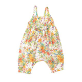 Tie Back Romper Pink - Garden Joy | Angel Dear - Angel Dear