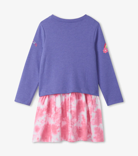 Tie Dye Heart Drop Waist Dress | Hatley - Hatley