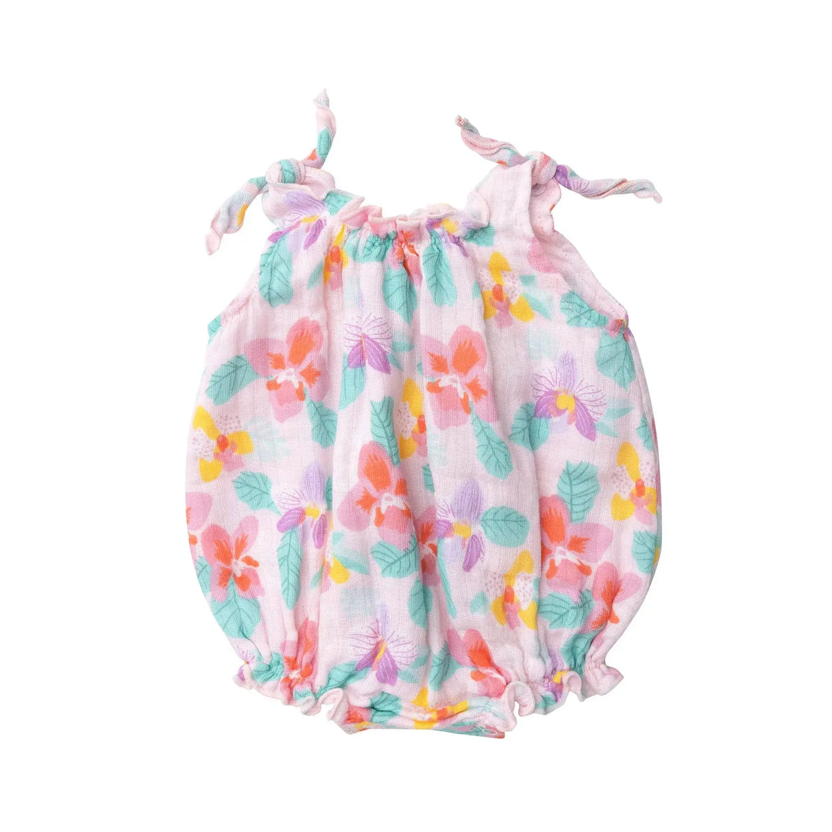 Tie Shoulder Sunsuit - Orchid | Angel Dear - Angel Dear