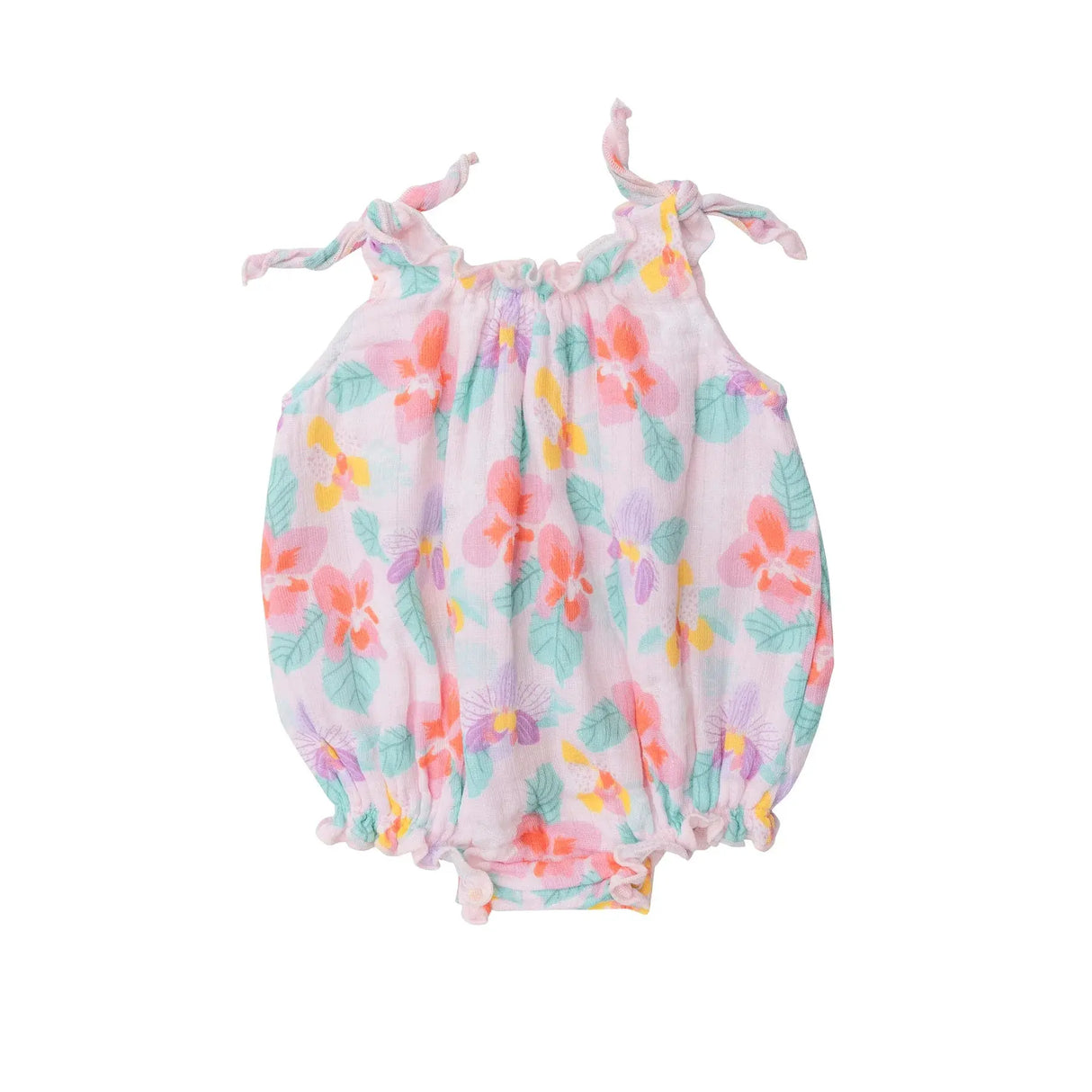 Tie Shoulder Sunsuit - Orchid | Angel Dear - Angel Dear