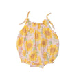 Tie Shoulder Sunsuit - Sunflowers Pink | Angel Dear - Angel Dear