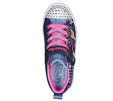 Toddler Girl's Twinkle Sparks Sneaker - Unicorn Sunshine - Navy | Skechers - Skechers