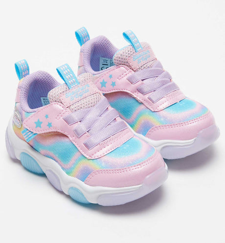 Toddler Girls' S Lights Mighty Glow - Swirl Daze | Skechers - Skechers