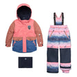 Two Piece Snowsuit Colorblock Jacket With Printed Pant | DEUX PAR DEUX - DEUX PAR DEUX
