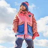 Two Piece Snowsuit Colorblock Jacket With Printed Pant | DEUX PAR DEUX - DEUX PAR DEUX