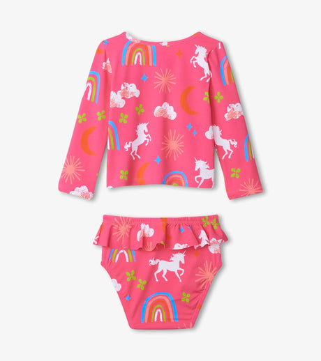 Unicorns & Rainbows Baby Rashguard Set | Hatley - Hatley