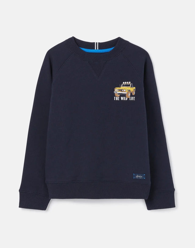 Ventura Artwork Crew Neck Sweatshirt | Joules - Jenni Kidz