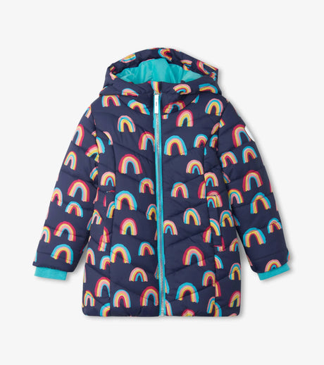 Vivid Rainbows Puffer Jacket | Hatley - Jenni Kidz