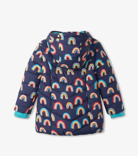 Vivid Rainbows Puffer Jacket | Hatley - Jenni Kidz