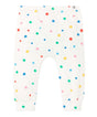 White & Blue Dot Cat Organic Nursery Payton Leggings | Joules - Joules