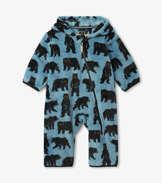 Wild Bears Fuzzy Fleece Baby Bundler | Hatley - Jenni Kidz