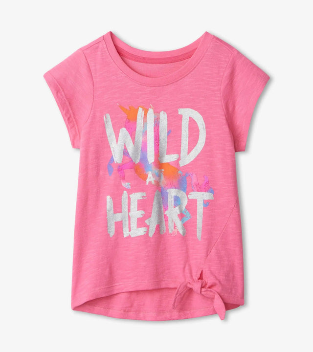 Wild at Heart Tie Front Tee | Hatley - Hatley