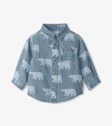 Winter Cubs Baby Button Down Shirt | Hatley - Jenni Kidz