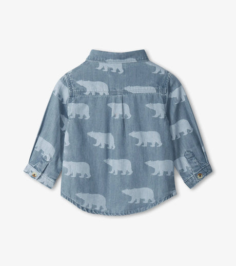 Winter Cubs Baby Button Down Shirt | Hatley - Jenni Kidz