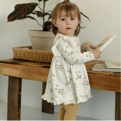 Winter Jasmine Print Jersey Dress Set | Petit Lem - Jenni Kidz