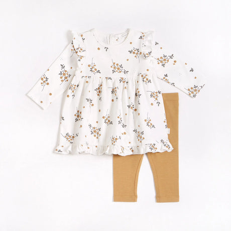 Winter Jasmine Print Jersey Dress Set | Petit Lem - Jenni Kidz