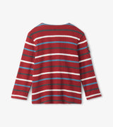 Winter Stripes Long Sleeve Henley | Hatley - Jenni Kidz