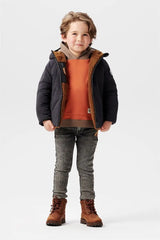 Winter jacket Nietap - reversible - Phantom | Noppies - Jenni Kidz