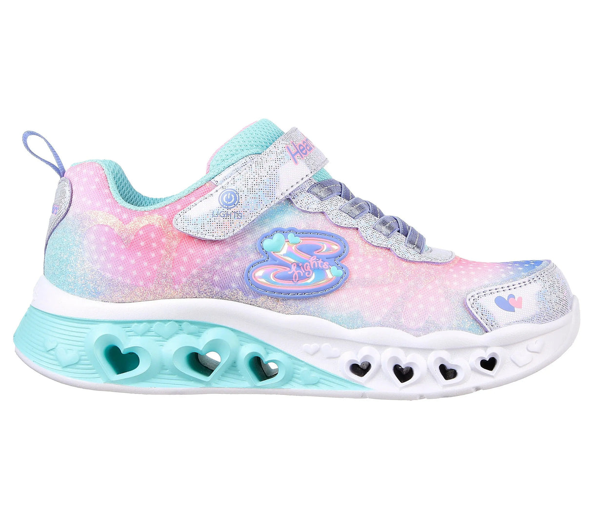 Youth Girls' Flutter Heart Lights Simply Love Sneaker | Skechers - Skechers