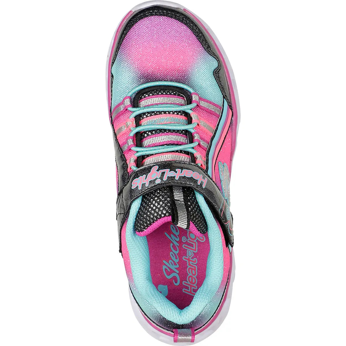 Youth Girls' Sweetheart Lights Sneaker - Rainbow Lux | Sketchers - Skechers