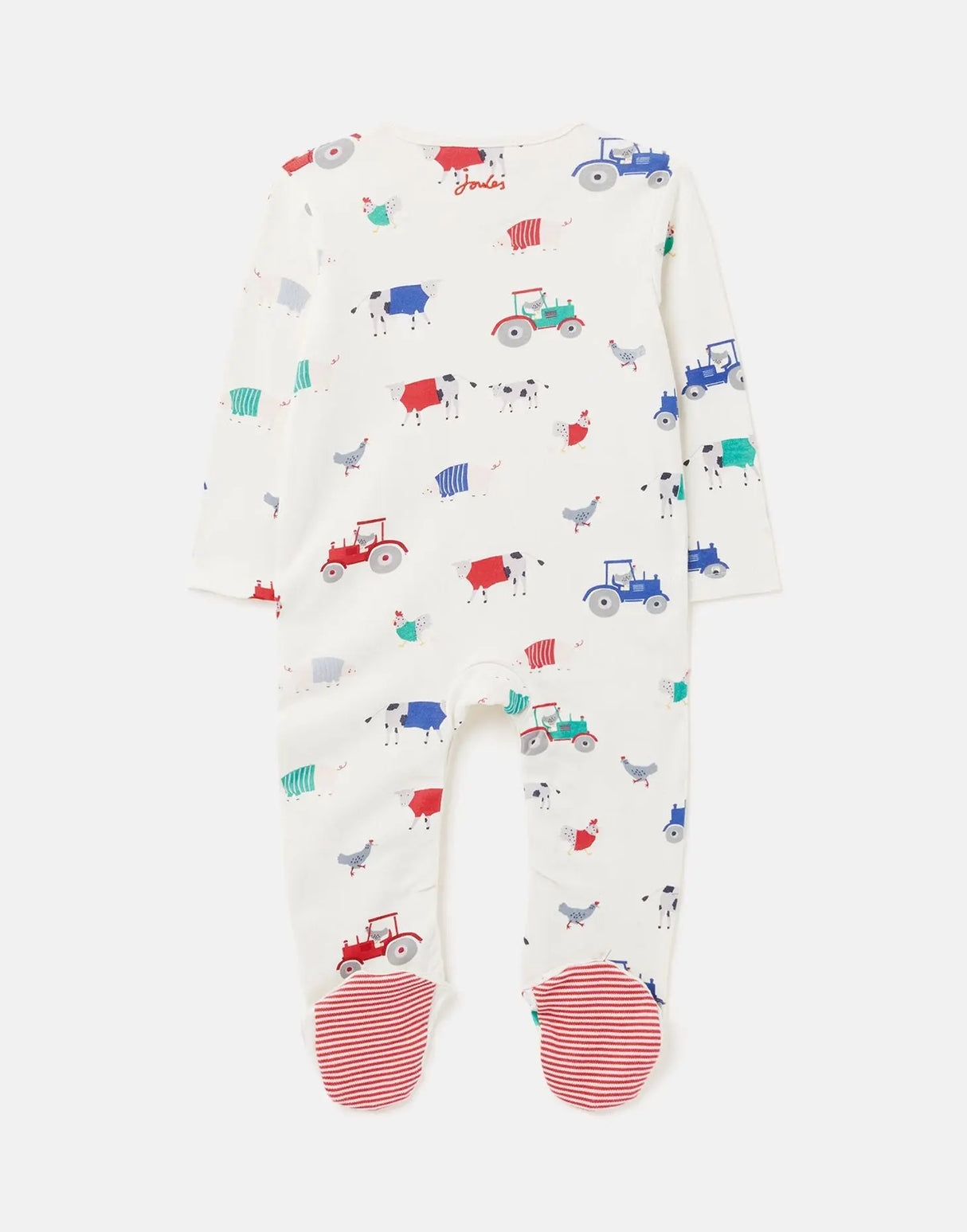 Ziggy Organically Grown Cotton Printed Babygrow | Joules - Joules