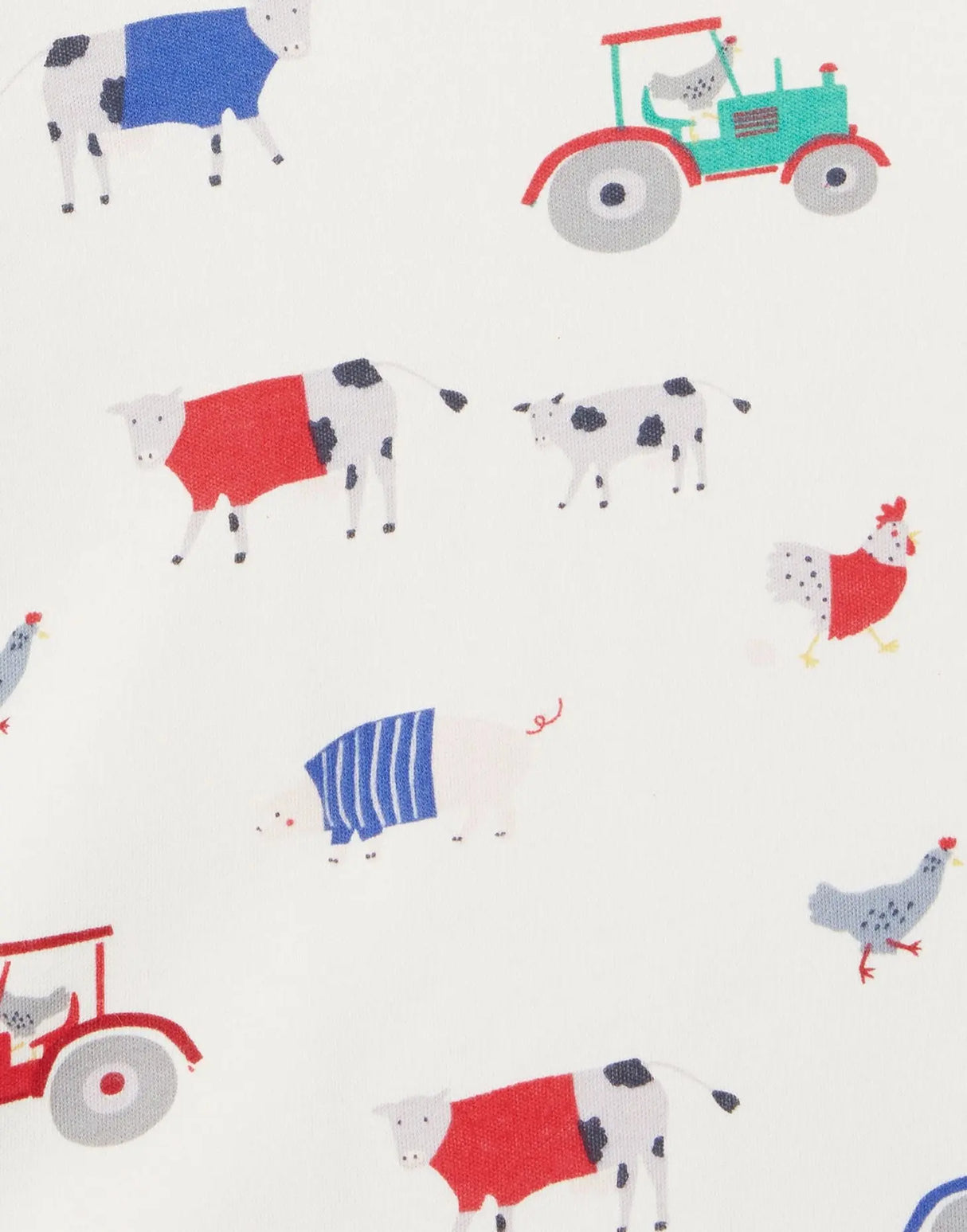 Ziggy Organically Grown Cotton Printed Babygrow | Joules - Joules