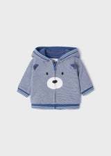 Zip Up Sweatshirt With Hoodie Newborn Boy | Mayoral - Mayoral