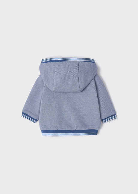 Zip Up Sweatshirt With Hoodie Newborn Boy | Mayoral - Mayoral