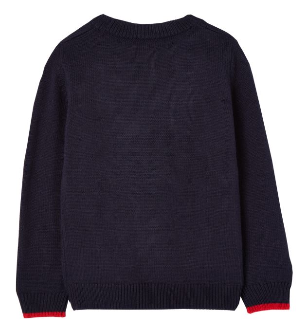 Boys Cracking Yuletide Jumper - Navy Reindeer | Joules - Jenni Kidz