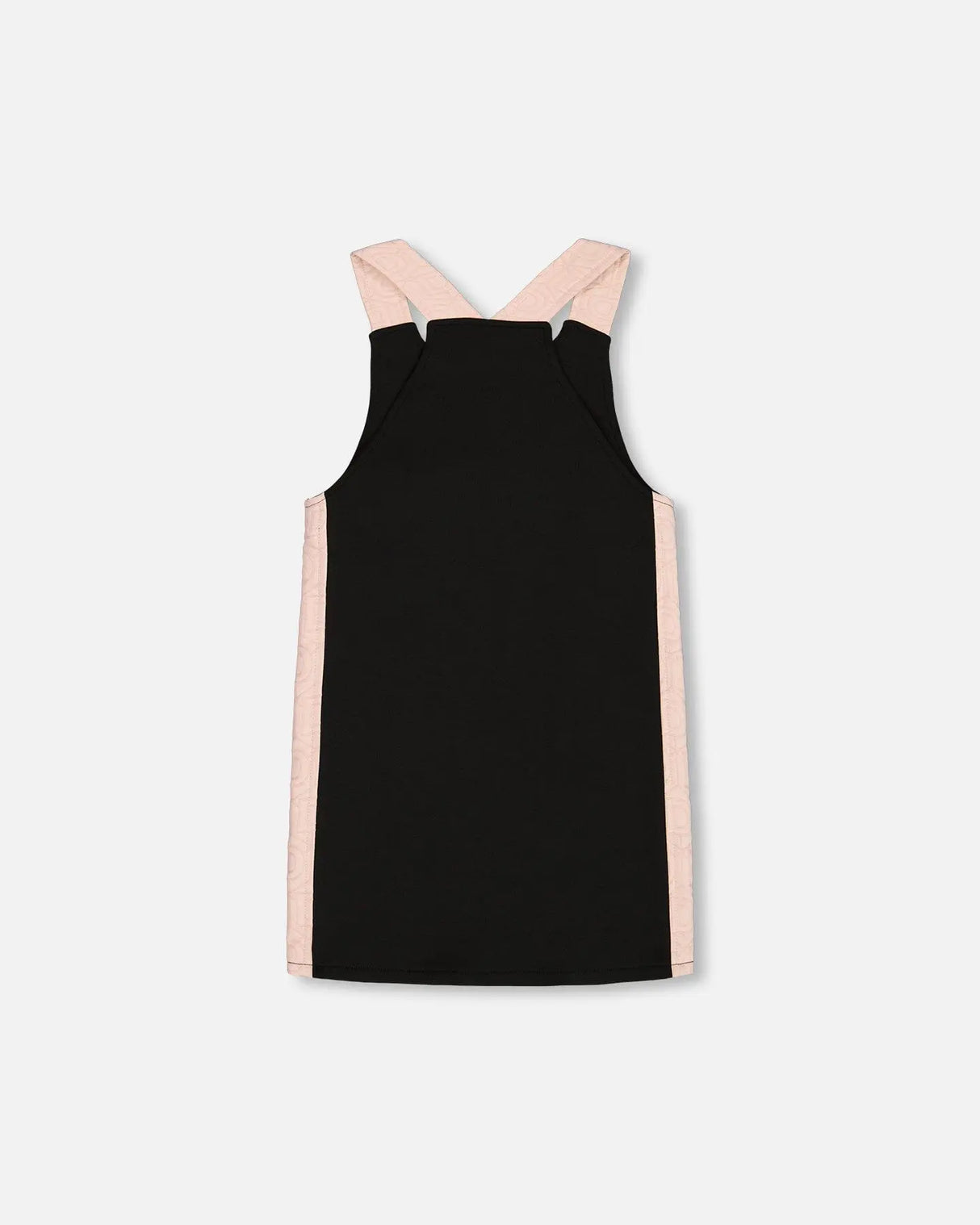 Jumper Dress With Contrast Band Black | Deux par Deux | Jenni Kidz