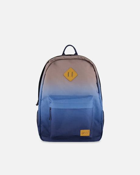 Kids Backpack Blue And Beige Gradient | Deux par Deux | Jenni Kidz