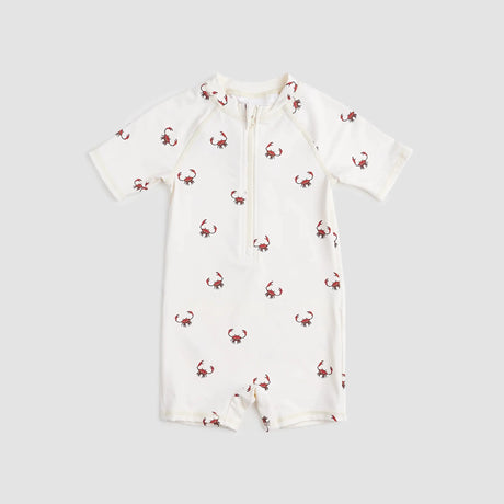 King Crab On Crème Swim Romper | Miles The Label | Miles The Label | Jenni Kidz